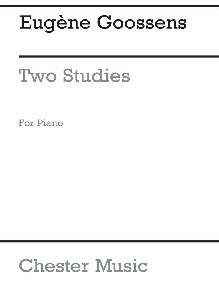 Two Studies For Piano Op.38